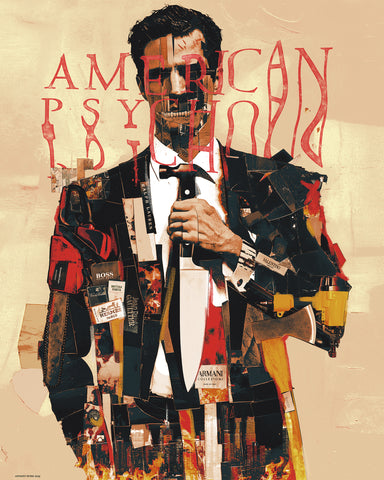 "Dressed to Kill" American Psycho Screen-Print