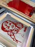 "Hello Dolly!" [Pink + Yellow + White] 9" x 12" Letterpress Print