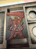 "SUPER!" 6" x 4" Letterpress Print