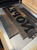 "Nope."18" x 12" Letterpress Print