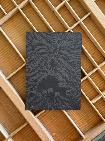 "Necronomicon" 5" x 7" Letterpress Print