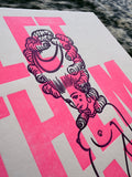 "Let Them Eat Cake" 9" x 12" Letterpress Print