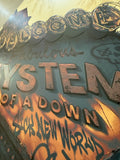 System of a Down UNRELEASED PROOF "Sick New World" Gig Poster [EMBOSSED REGULAR PAPER VERSION]