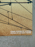 System of a Down UNRELEASED PROOF "Sick New World" Gig Poster [EMBOSSED REGULAR PAPER VERSION]