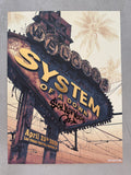 System of a Down "Sick New World" Gig Poster [EMBOSSED FOIL PAPER VERSION]