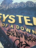 System of a Down "Sick New World" Gig Poster [EMBOSSED FOIL PAPER VERSION]