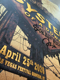 System of a Down "Sick New World" Gig Poster [EMBOSSED FOIL PAPER VERSION]