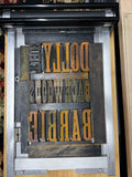 "Backwoods Barbie" 12" x 18" Letterpress Print