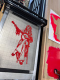 "Backwoods Barbie" 12" x 18" Letterpress Print