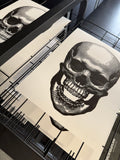 "Memento Mori" 9" x 12" Letterpress Print