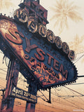 System of a Down UNRELEASED PROOF "Sick New World" Gig Poster [EMBOSSED REGULAR PAPER VERSION]