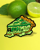 Key Lime Croco-PIE-L Enamel Pin