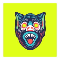 Maskerade - Batty 6" x 6" Mini Screen-Print